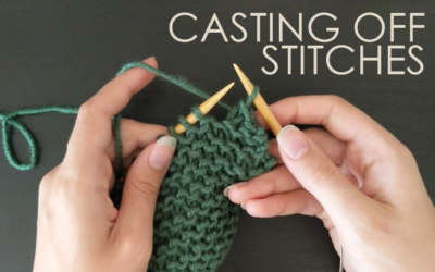 How to Knit: Casting Off / Binding Off Stitches